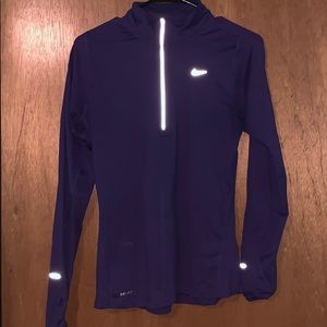 Purple Nike quarter zip